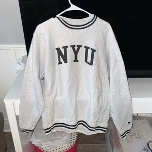 NYU champion crew neck